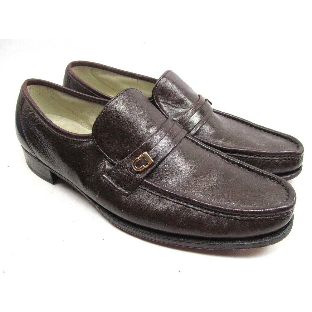 Florsheim Imperial Dress Loafers Shoes Brown Mens Size 10 2A Narrow